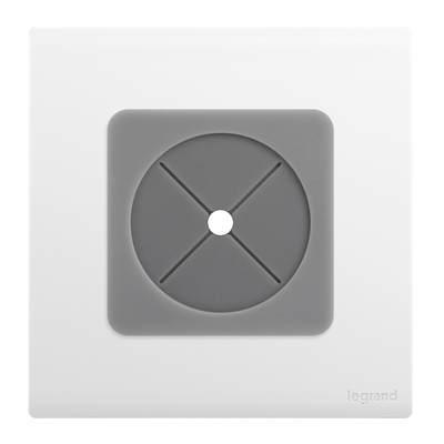 罗格朗出线孔面板空白遮挡穿线