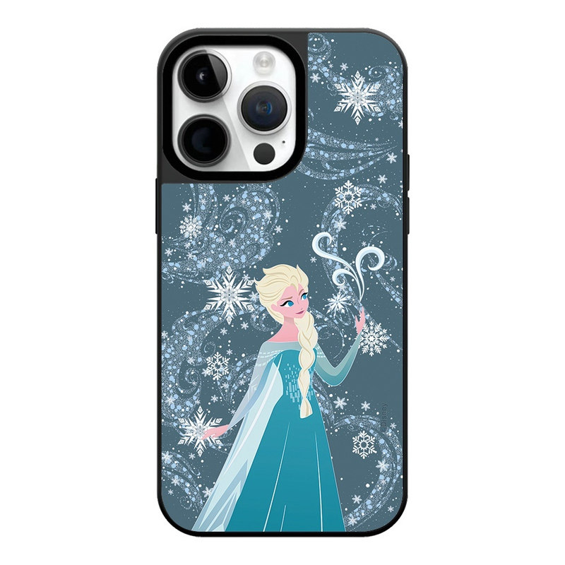 迪士尼冰雪奇缘艾莎公主适用于苹果18 17 16Pro Max手机壳iPhone12 13 14 15Pro/plus磁吸Air防摔保护壳