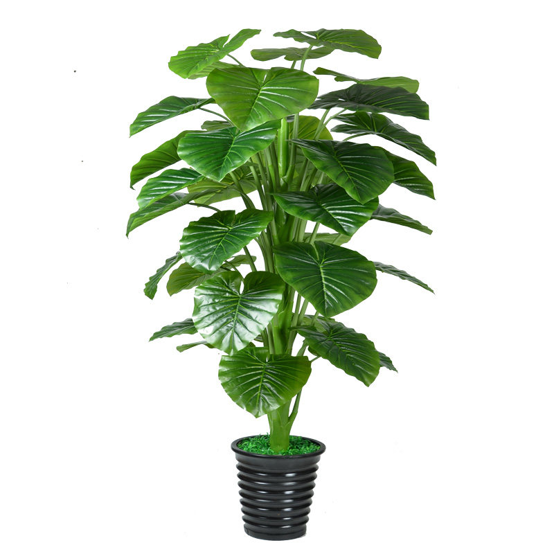 假树滴水观音绿植仿真植物落地盆栽大型客厅盆景假花装饰塑料花艺