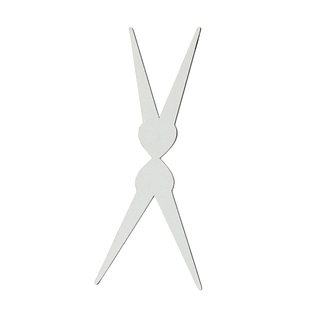 美甲新款双头法式铁片磁铁猫眼胶辅助工具双头圆柱吸铁石棒剪刀式