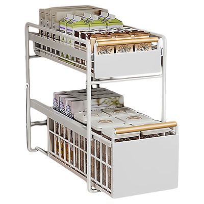 厨房置物架抽拉式多功能收纳架