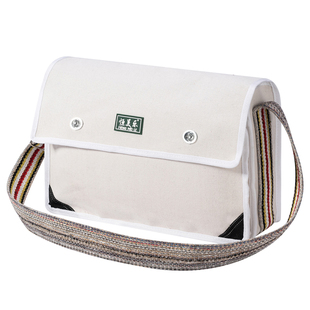 恒美乐热卖加厚工地耐磨白色多功能电工木瓦工维修定制帆布工具包