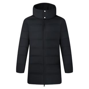 361中长款羽绒服女装2025冬季女款宙斯盾沙特银保暖连帽羽绒服女