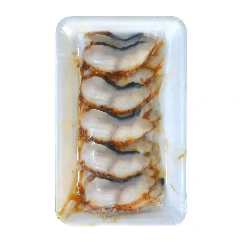 鳗鱼片寿司专用蒲烧鳗鱼切片6g8g10g手握鳗鱼饭寿司料理食材商用