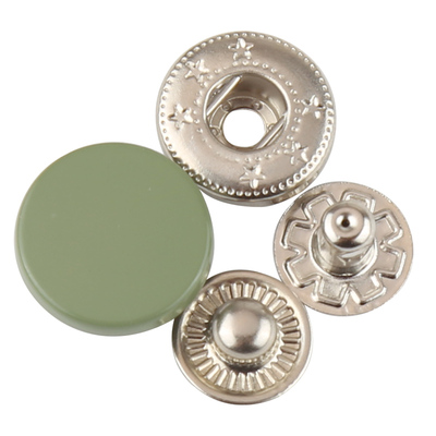 按压式扣子彩色羽绒服四合扣纽扣