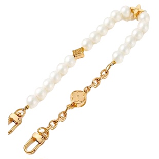 适用LV包包珍珠链条配件新款小香风包链斜挎包链条肩带包带替换