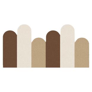 墙围墙壁改造遮丑神器床头护墙板背景墙软包毛毡装饰3d床围墙贴