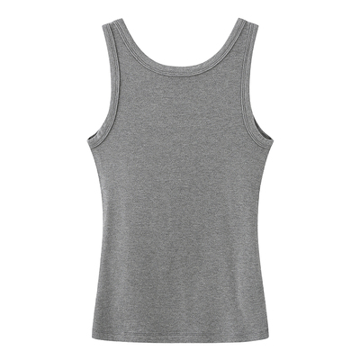 谢欣同款跳舞背心收腰上衣罗纹