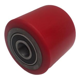 合力杭州诺力手动叉车轮子液压地牛配件大全定制尼龙轮聚氨酯pu轮