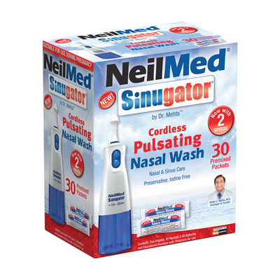 美国NeilMed鼻炎电动洗鼻器海盐