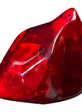 朱砂晶体软宝石通透标本裸石