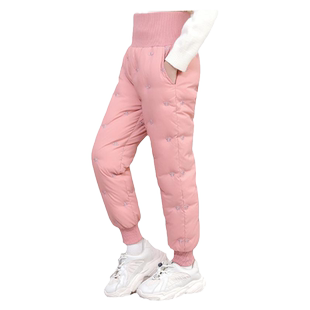 罗蒙儿童羽绒裤内胆女童保暖校服神器秋冬季加厚外穿裤子内穿棉裤