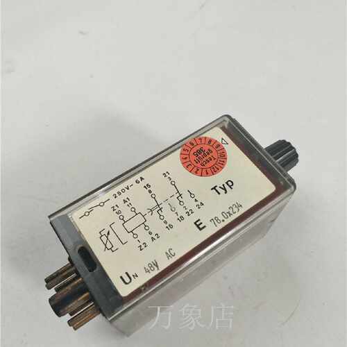 进口TESCH时间继电器E78*23448V78.0*234SEC实物拍摄