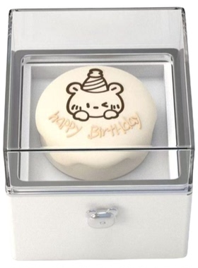 小熊蜡烛翻转戒指盒生日表白