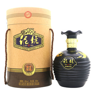 泥坑优级浓香型白酒老坛古酿40度整箱500ml×6瓶装纯粮古法酿造