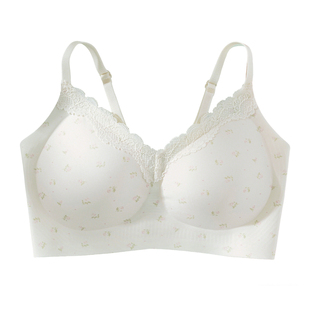 蕾丝白色碎花内衣女初中生高中生少女发育期女孩二三阶段定型文胸