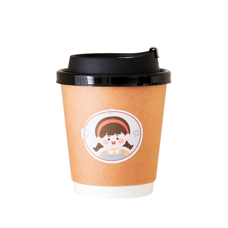 咖啡杯奶茶热饮打包杯