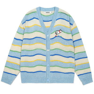 GUUKA联名小狗刺绣毛衣外套