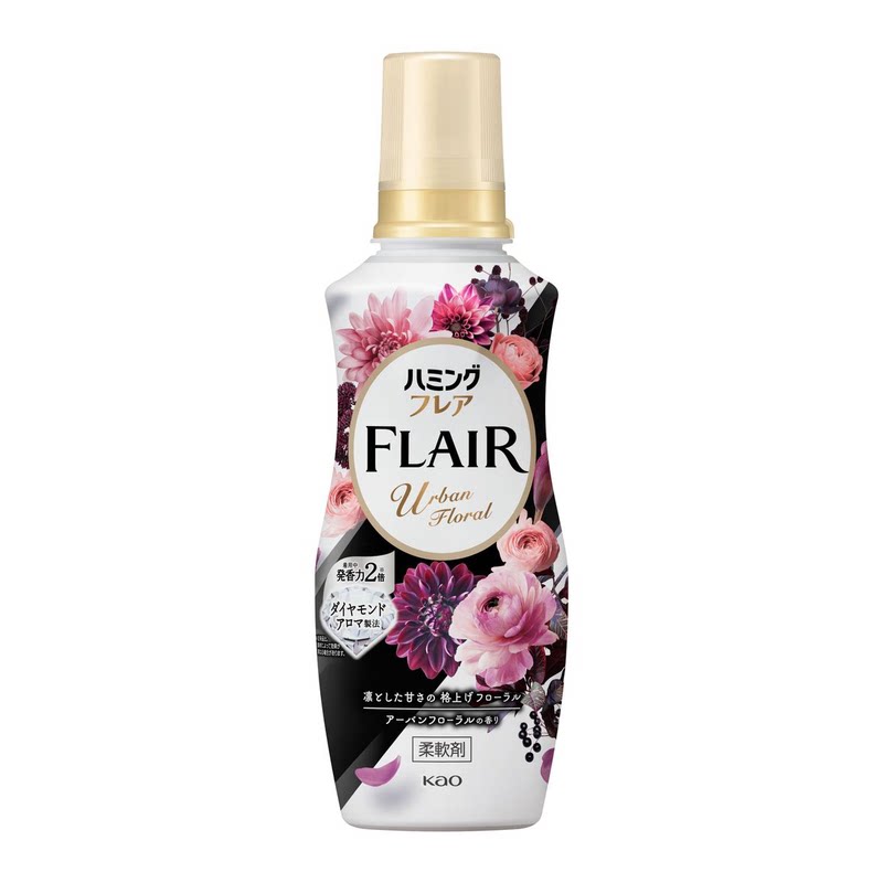 KAO花王Flair衣物柔顺剂520g都市花香衣物护理花卉香型柔软剂进口