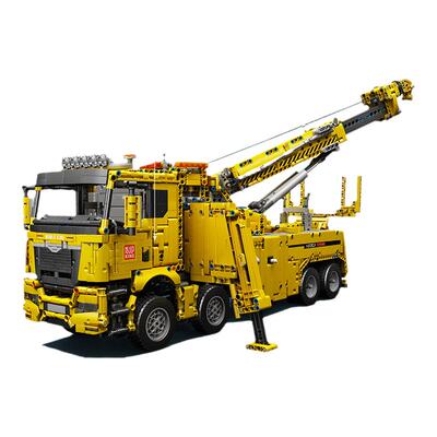 宇星公路救援车遥控积木拼装模型