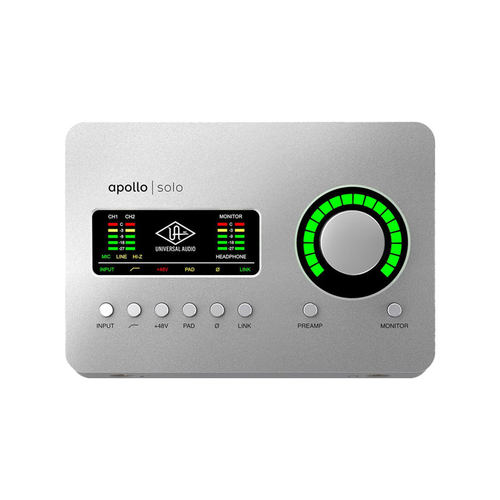 UA Apollo Solo 2进4出USB3.0阿波罗录音声卡雷电3音频接口送插件