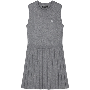 TeenieWeenie小熊女装连衣裙26春季新款时髦优雅中长款A字无袖裙