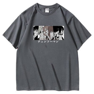 电锯人电次啵奇塔高质量重磅短袖t恤｜Chainsaw Man周边衣服tee