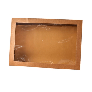 春游野餐盒一次性餐盒烧烤寿司打包盒牛皮纸户露营外野餐便当盒子