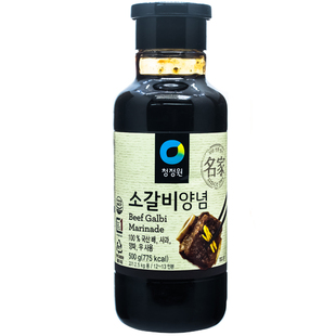 韩国清净园烤牛排牛肉酱猪肉猪排腌制排骨用烧烤酱500g
