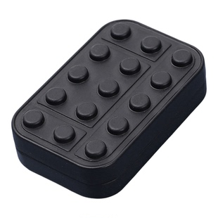 积木无限位推牌edc花式合金甩牌方块磁力解压玩具音叉推牌手把件