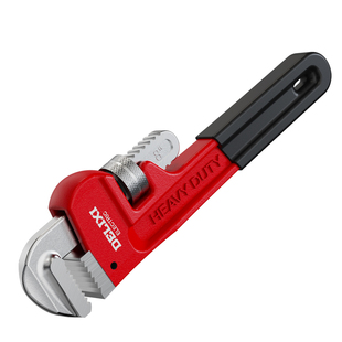 德力西重型沾塑管钳工业级水管钳扳手多功能万用管子钳自紧管钳子