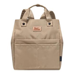 日本高定~sun正品多功能双肩包男女通用单肩包时尚电脑包斜挎手提