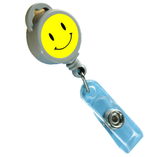 卡富仕连体一体式伸缩扣小耳朵易拉扣可配1cm挂绳定制LOGO刷卡门禁卡套易拉得证件卡工作证胸牌可拉伸钥匙扣