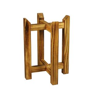 古法鱼缸底座木架酒坛增高架酒缸支架置物架角架生态水缸底座十字