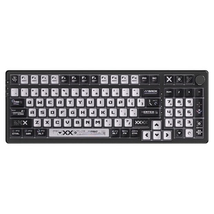 黑爵AK992印花集无线三模机械键盘热插拔电竞游戏专用有线蓝牙CS2