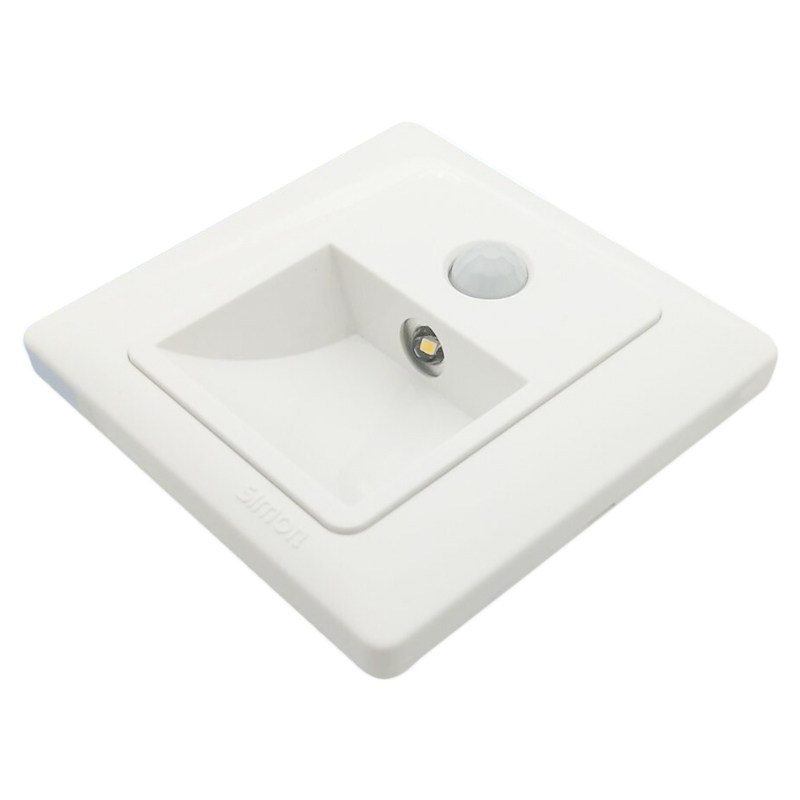 西蒙地脚灯 感应86型嵌入式智能人体感应led节能小夜灯过道 楼道