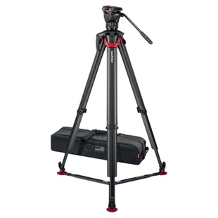 萨拿沙雀flowtech75 ACEXL MKII拍鸟摄像碳纤维三脚架液压云台野生动物体育电视台采访视频三角架