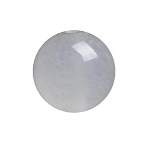 7A新疆昆仑白玉髓散珠子DIY饰品配件半成品手工材料白玉圆珠