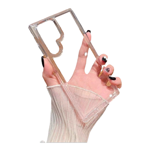 适用三星Galaxy手机壳S24ultra硅胶防摔23ultra新款s23透明简约S22+亚克力S21保护套s25Ultra保护套S20加厚5G