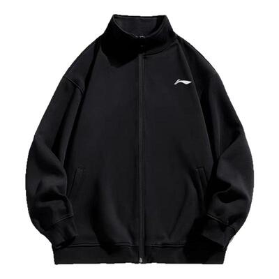 李宁卫衣男款开衫休闲外套运动服