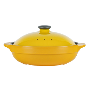 康特耐KTN千味锅 电磁炉专用砂锅宽口陶瓷家用煲汤小号炖锅浅平底