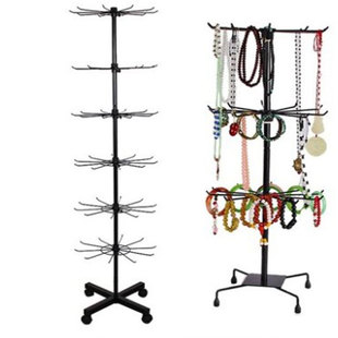 饰品展示架手套口罩项链袜子雨伞唇膏手链手机壳配件挂架落地旋转