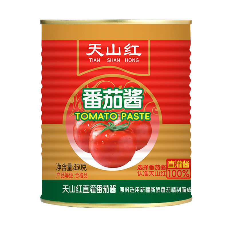 天山红番茄酱850g家用低脂新疆