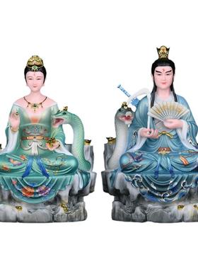 常家太爷常太奶常天龙常天霸摆件