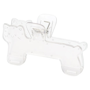 透明宝盖头书夹学生文具大夹子固定器文件夹多功能试卷琴谱长尾夹