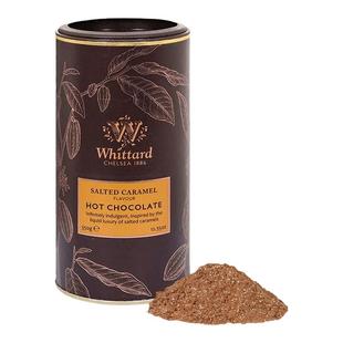 Whittard海盐焦糖70%含量奢华热巧克力粉可可粉烘焙饮料进口350克