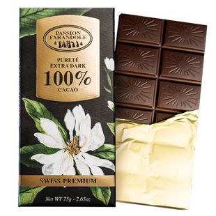 潘恩之舞茹苦100%可可黑巧克力浓郁纯可可瑞士进口高品质无添加糖