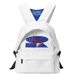 DRACONITE2026年新款复古双肩包大学生通勤旅行轻便书包白色背包