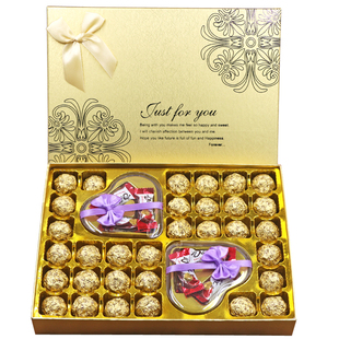 德芙巧克力礼盒装新年礼物送男女生朋友亲戚创意实用生日礼品零食