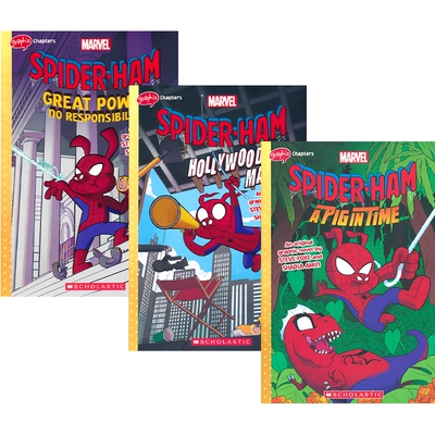 美国学乐漫画小说蜘猪侠